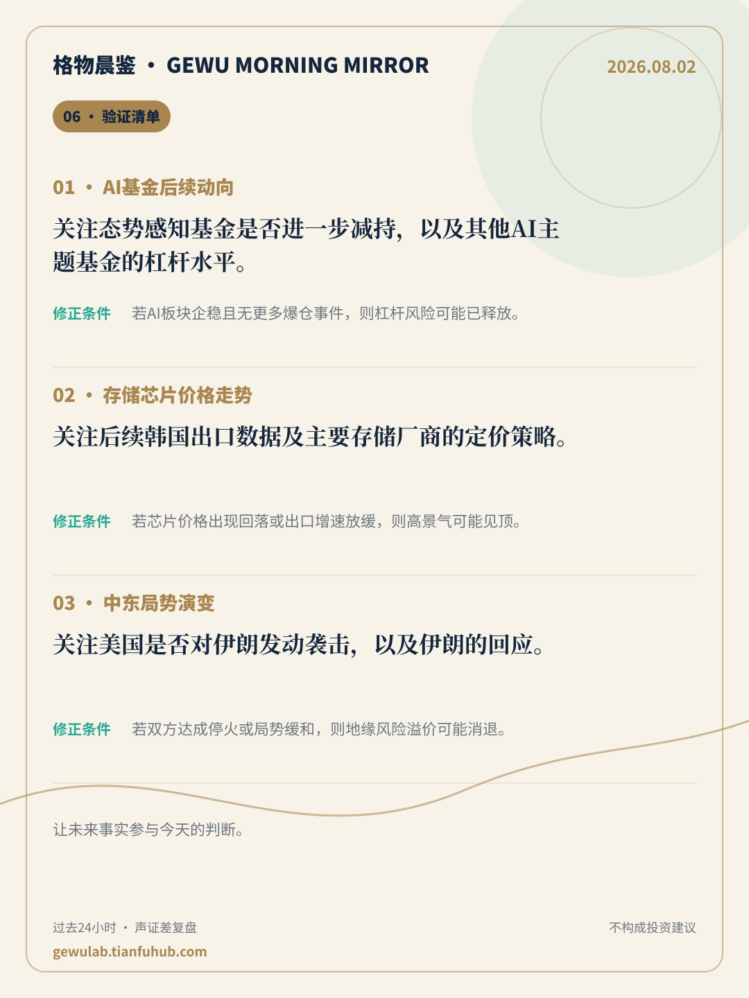 2026-08-02 格物晨鉴 验证清单