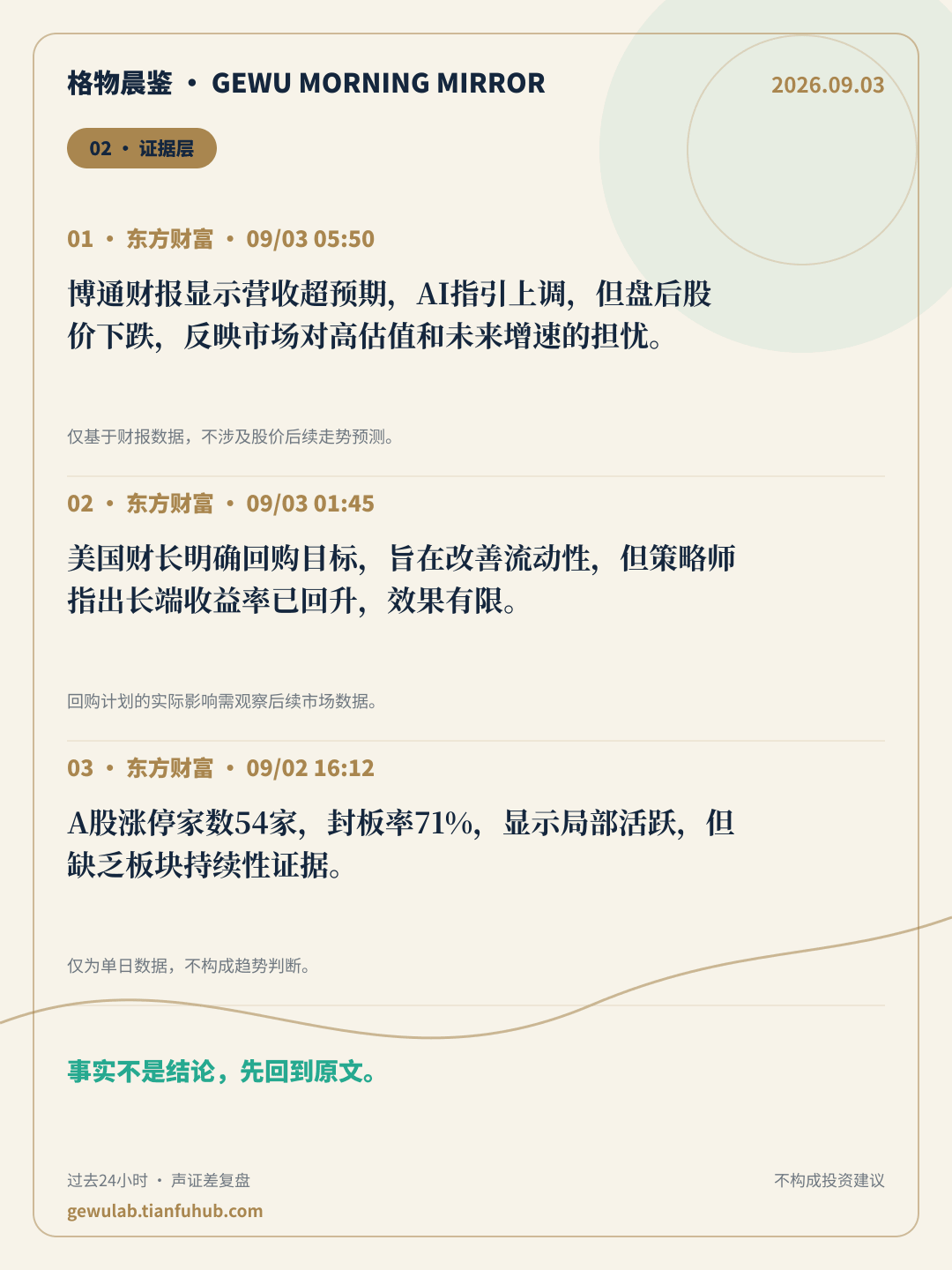 2026-09-03 格物晨鉴 证据层